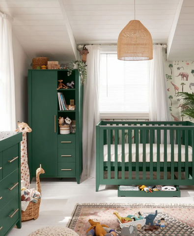 baby nursery green