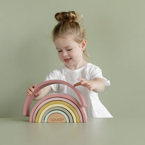 Childrens rainbow stacking toy
