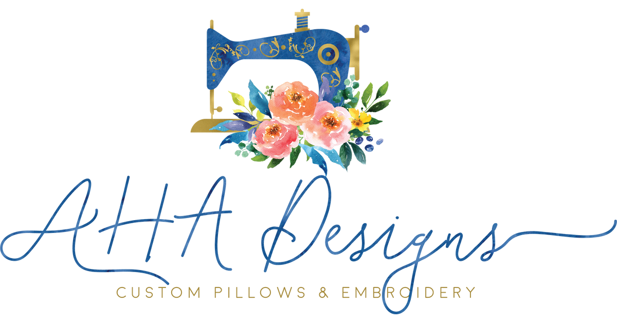 Personalized Baby Pillow Crest Design Monogram Watercolor 