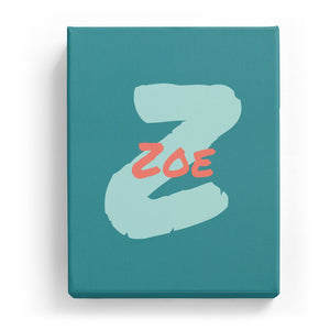 Zoe Overlaid on Z - Artistic