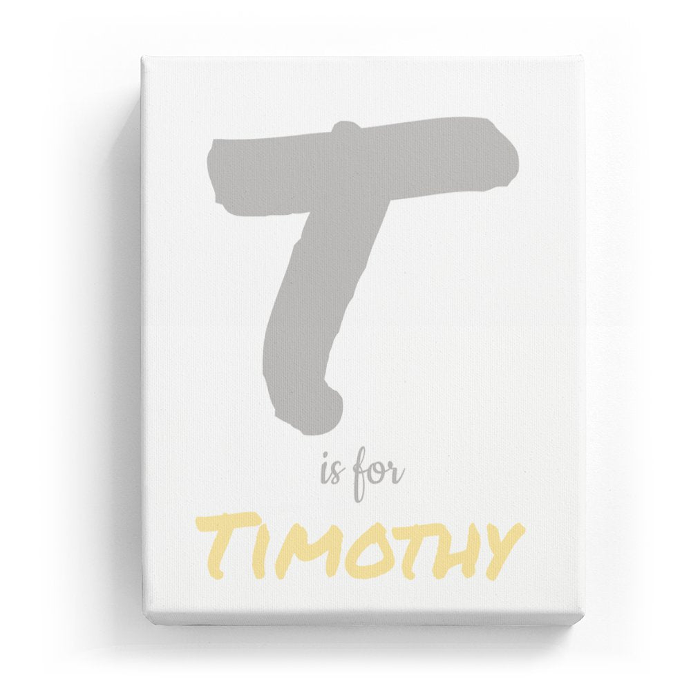 T Is For Timothy Artistic Abcbabyart