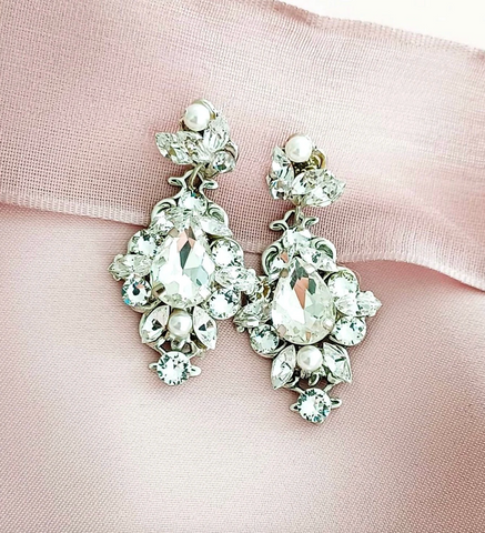 bridal statement earrings