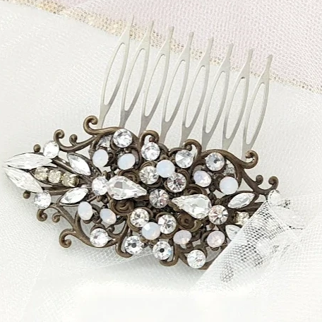 Crystal Bridal Hair Comb, GALATIA