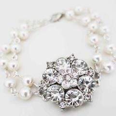 Pearl Bridal Bracelet – JazzyAndGlitzy