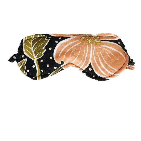 cotton eye mask in floral print