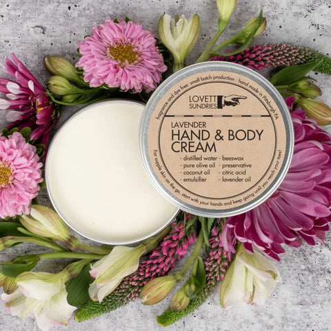 Hand and body cream