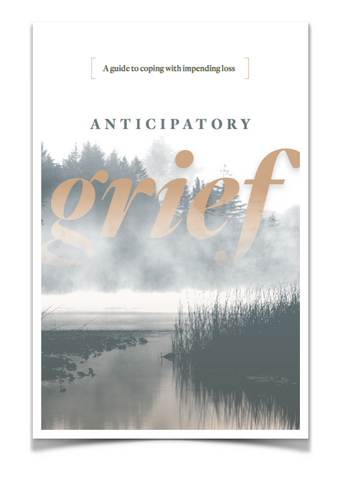 Cover of the Anticipatory Grief brochure.