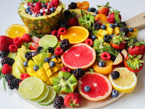 Cut up fruit platter