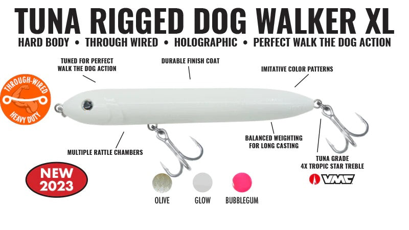 Hogy Tuna Rigged Dog Walker XL Details