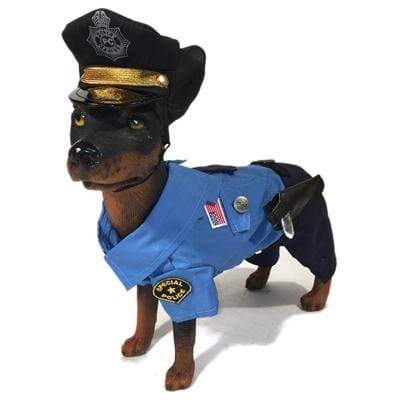 Vibrant Life Halloween Dog Costume and Cat Costume: Police Officer, Size Small