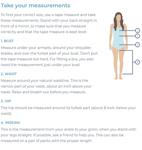 International Men/Women Pants size measurement info