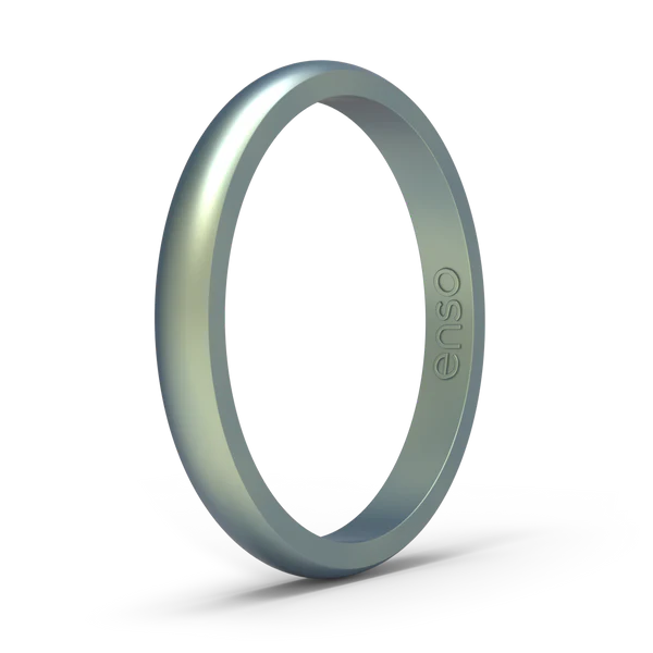 Elements Classic Thin Silicone Ring -Volcanic Ash