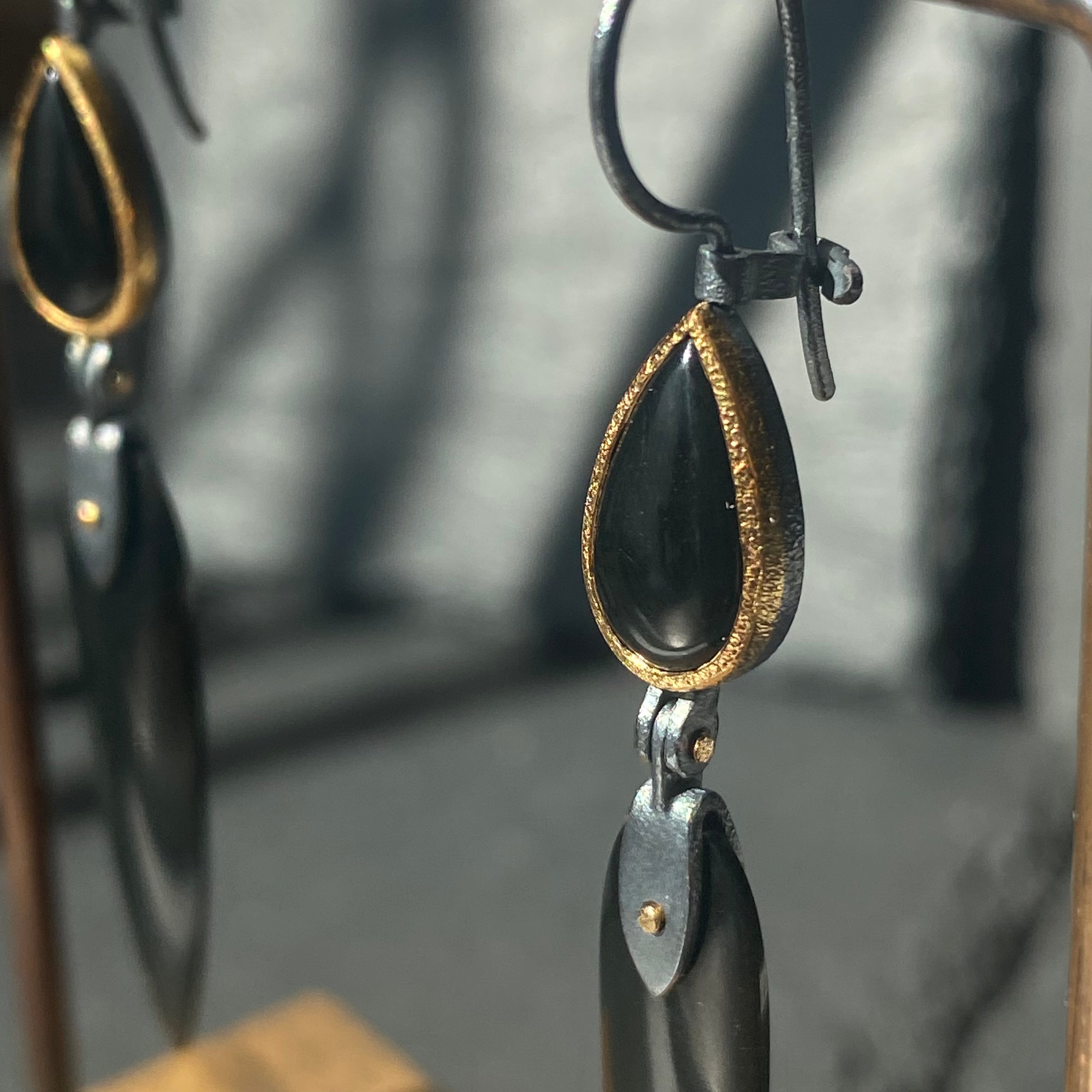 Black Jade Earrings