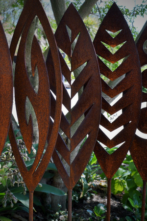 Rusty Matika - Spinning Corten Fish Hook - The Cool Store Gallery