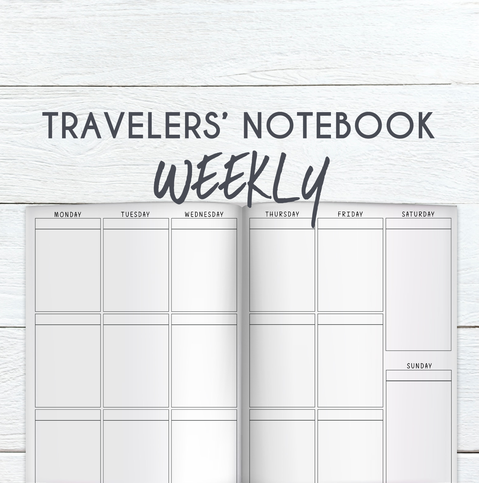B6 TN Weekly Planner Sheet Undated Template Mumsy And Bub