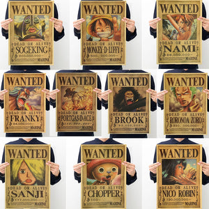 Get Your One Piece Wanted Posters Now Limited Stock Sugoii Japan Shop