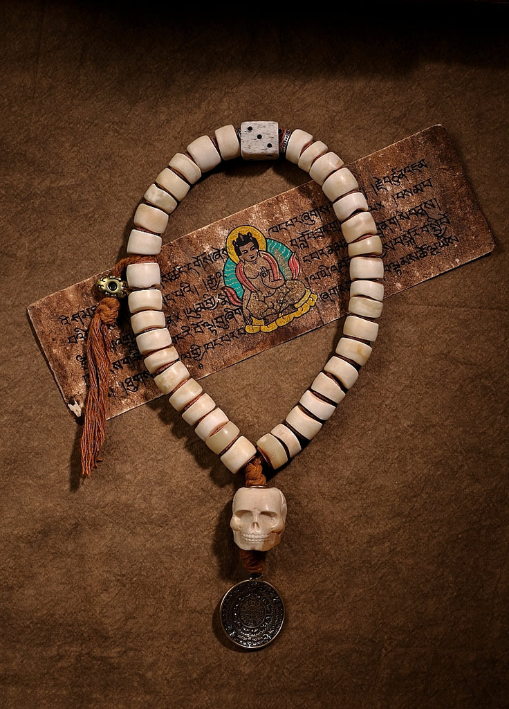 Tibetan Skull Mala