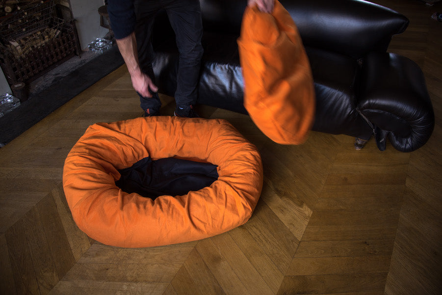 oval dog bed