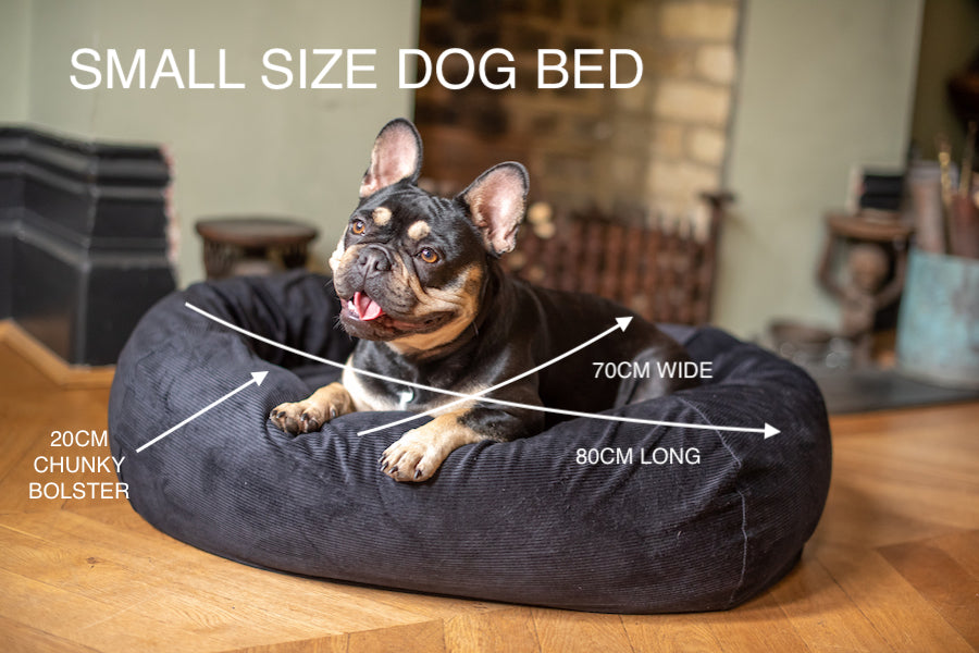 black dog bed for french bulldoig small size