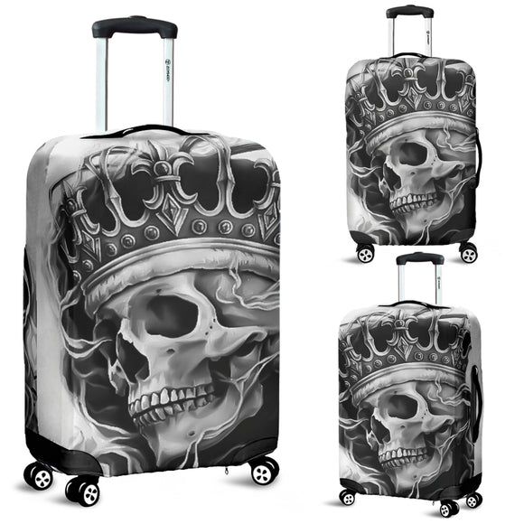 3d skull luggage