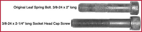 Replacement bolts, S10 alignment, Stealth Conversions