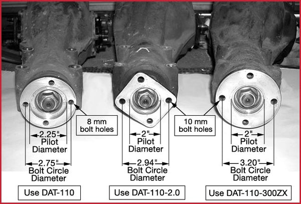 Datsun V8 Driveshaft Flanges