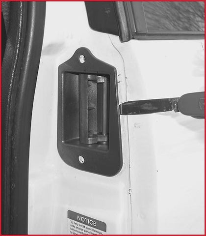 Remove Handle Assembly, third-door handle, Stealth Conversions