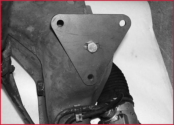 Datsun ZX adaptor bracket, Stealth Conversions