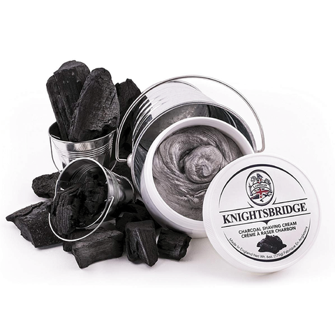Knightsbridge Charcoal Shaving Cream