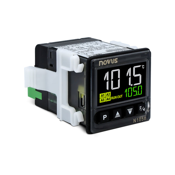Temperature Controller: 1/16 DIN Size, 480V AC, Contactor, Dependent on  Sensor Type, PID, Universal