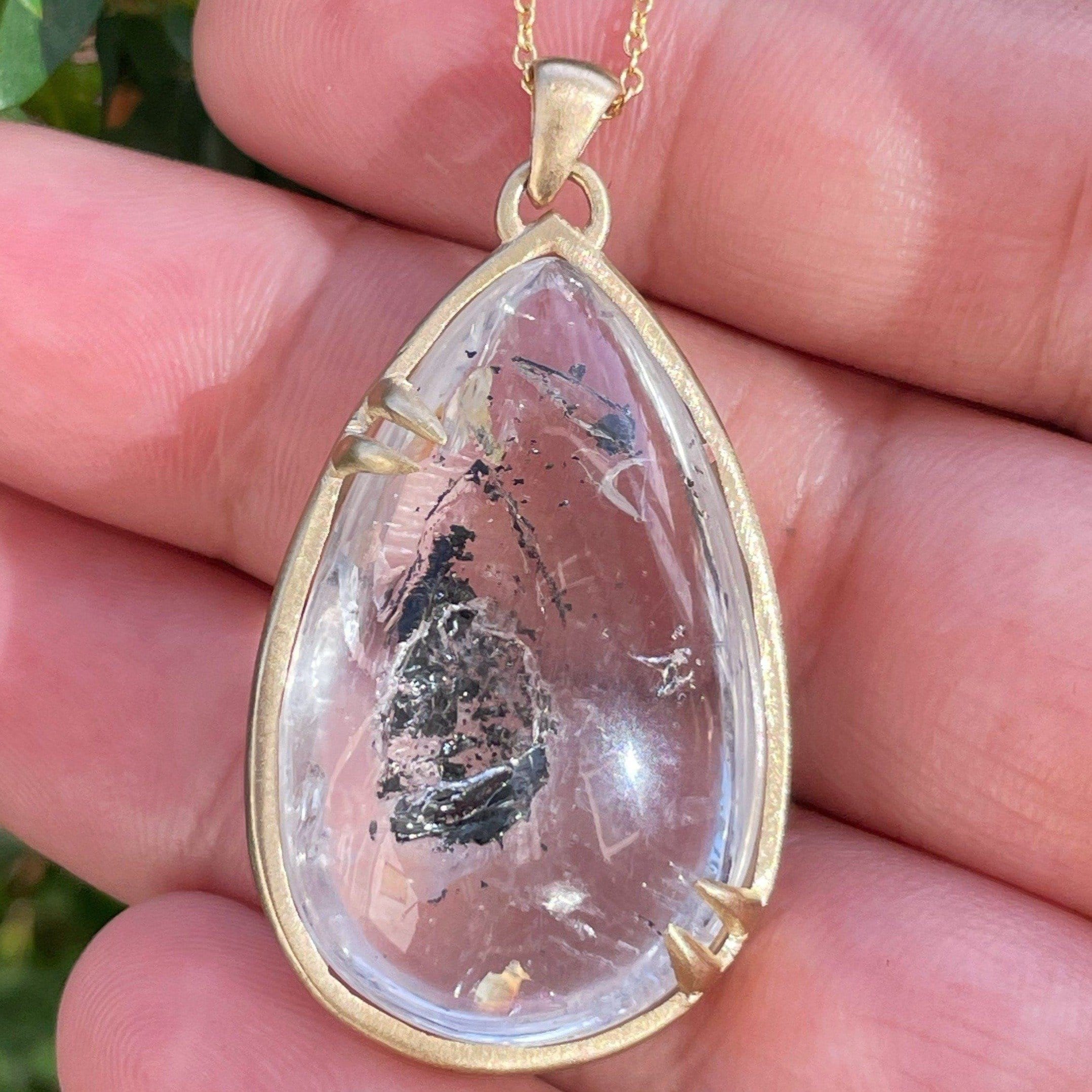 Large Enhydro Quartz Necklace