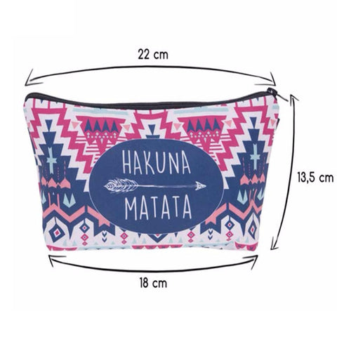 Trousse de rangement / Pochette "Hakuna Matata" - La Boutique Des Infirmières