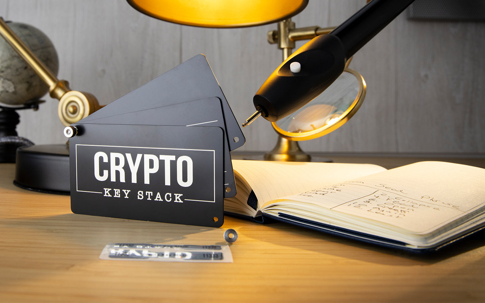 Crypto Key Stack: Stainless Steel Cold Storage Backup