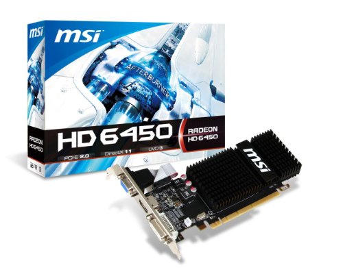 MSI AMD Radeon HD 6450 2GB DDR3 VGA/DVI 