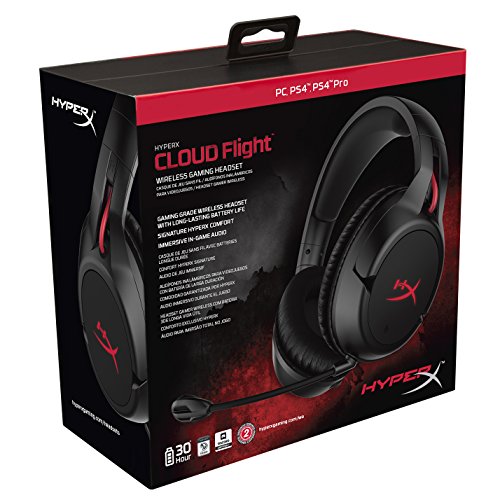 Hyperx Hx Hscf Bk Am Cloud Flight Wireless Gaming Headset For Pc Ps4