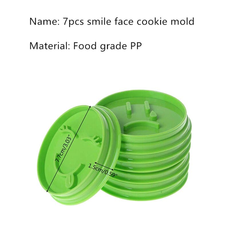 Smiley Biscuit Mold Cake Decorating Cookie Set Online at best price