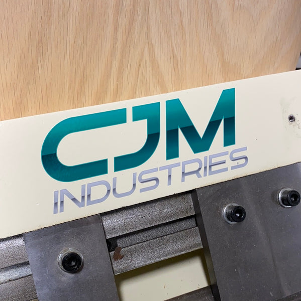 CJM Industries full color vinyl transfer stickers (6"x2.25")