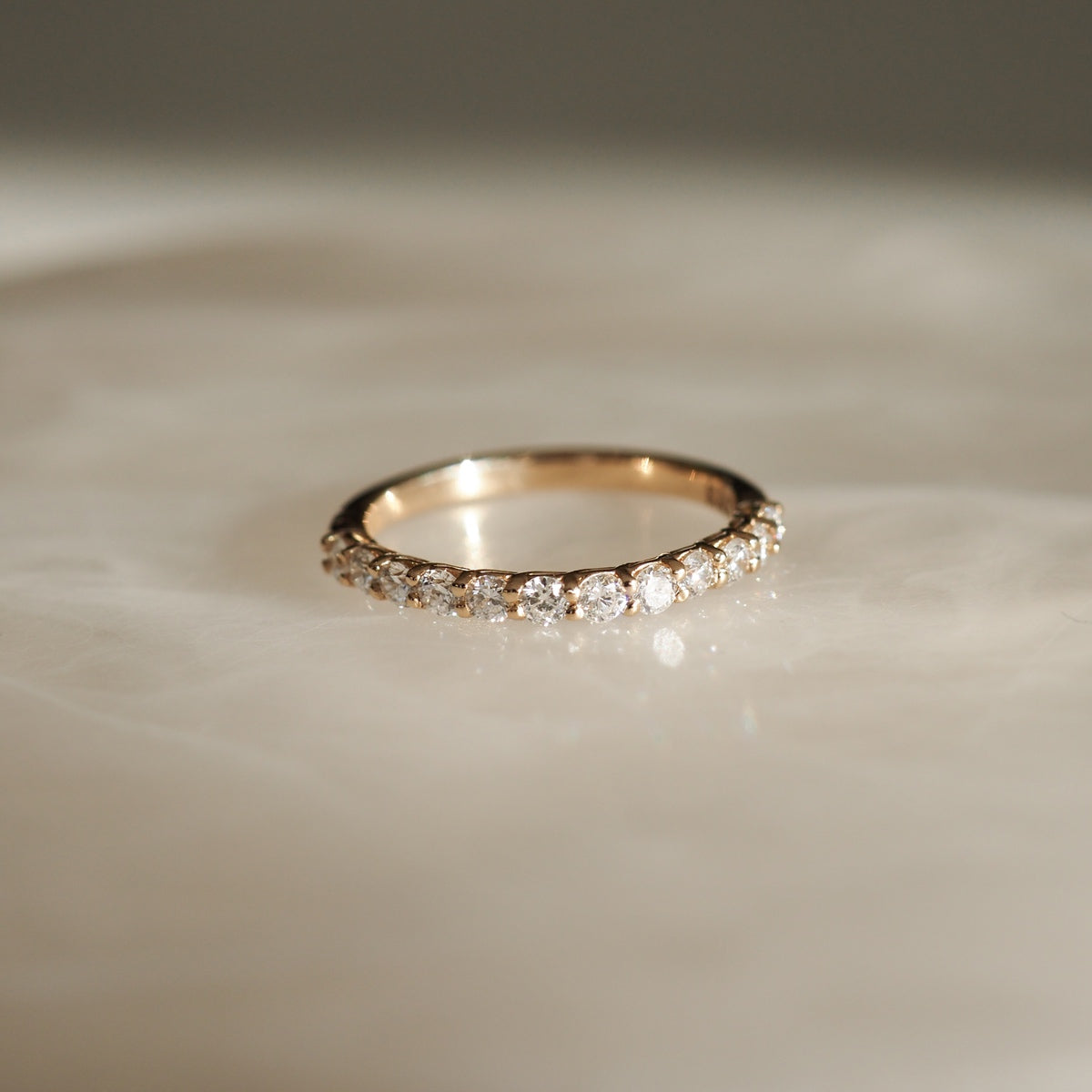 Arraya | 2mm Diamond Wedding Ring | Ready To Wear - Kate  Kole product image