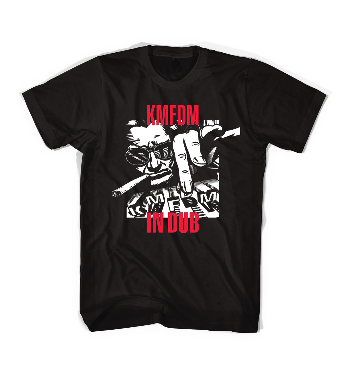 KMFDM IN DUB Tee - Classic Black