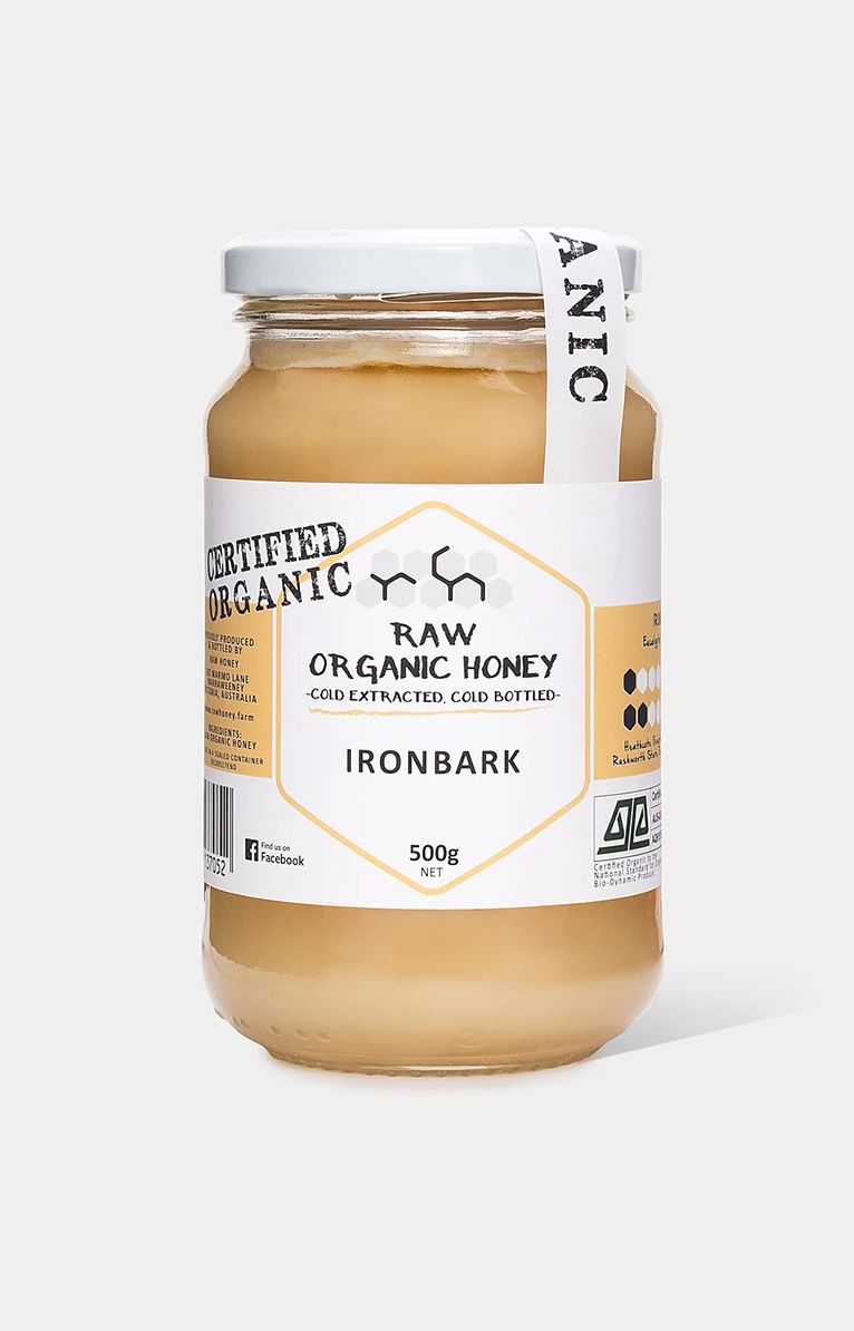 Raw organic ironbark honey