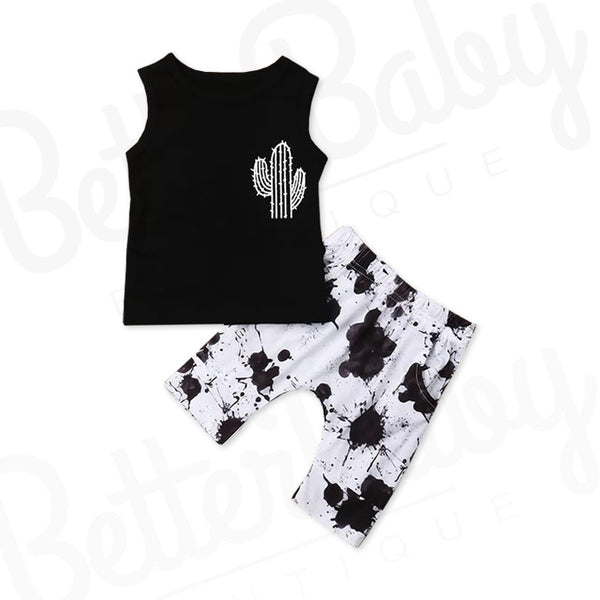 baby boy cactus outfit