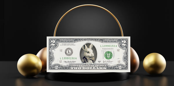The Official Easter Bunny Dollar Bill. Easter Basket Stuffer. Real USD!