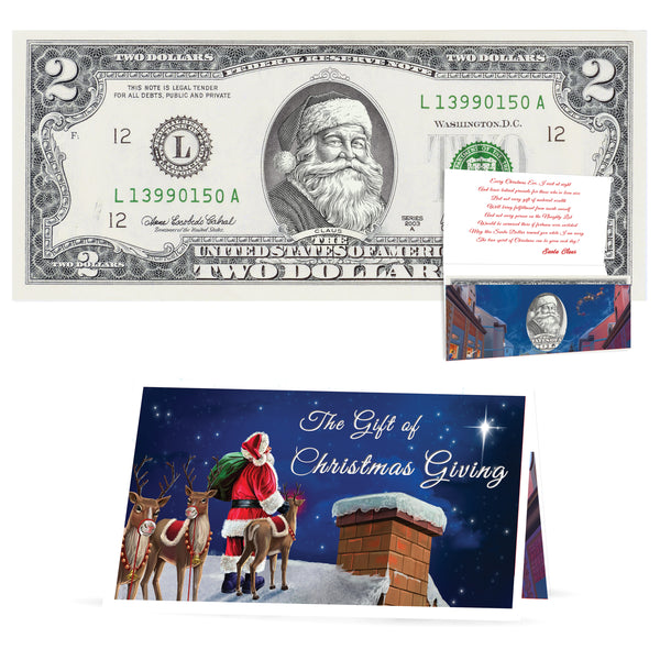 Santa Dollar Bills