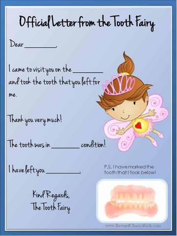 Tooth Fairy Template 2