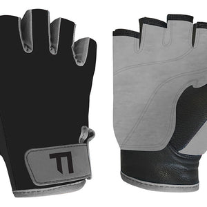 black half finger gloves