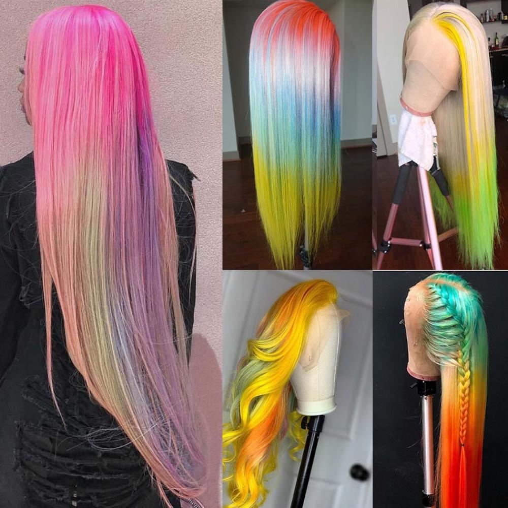 
            
                Load image into Gallery viewer, 613 Human Hair Lace Front Wig Straight Blonde Wigs Brazilian Hair Transparent Lace Wigs-wigirlhair
            
        