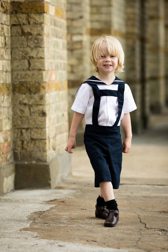 7-9yrs or 10-12yrs Admiral Navy Blue Knickers Pants, Little Boy Knickers,  Knicker Pants, Ringbearer Outfit 