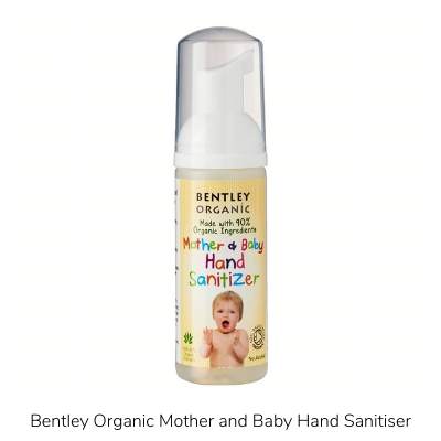 Bentley Organic Mother and Baby Hand Sanitiser Organic Baby Sanitizer Singapore