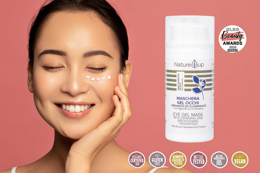 Nature Up Eye Gel Mask Cleo Beauty Awards Winner Expat Living Featured Natural Organic Lifting Vegan Clean Beauty Eye Mask Singapore