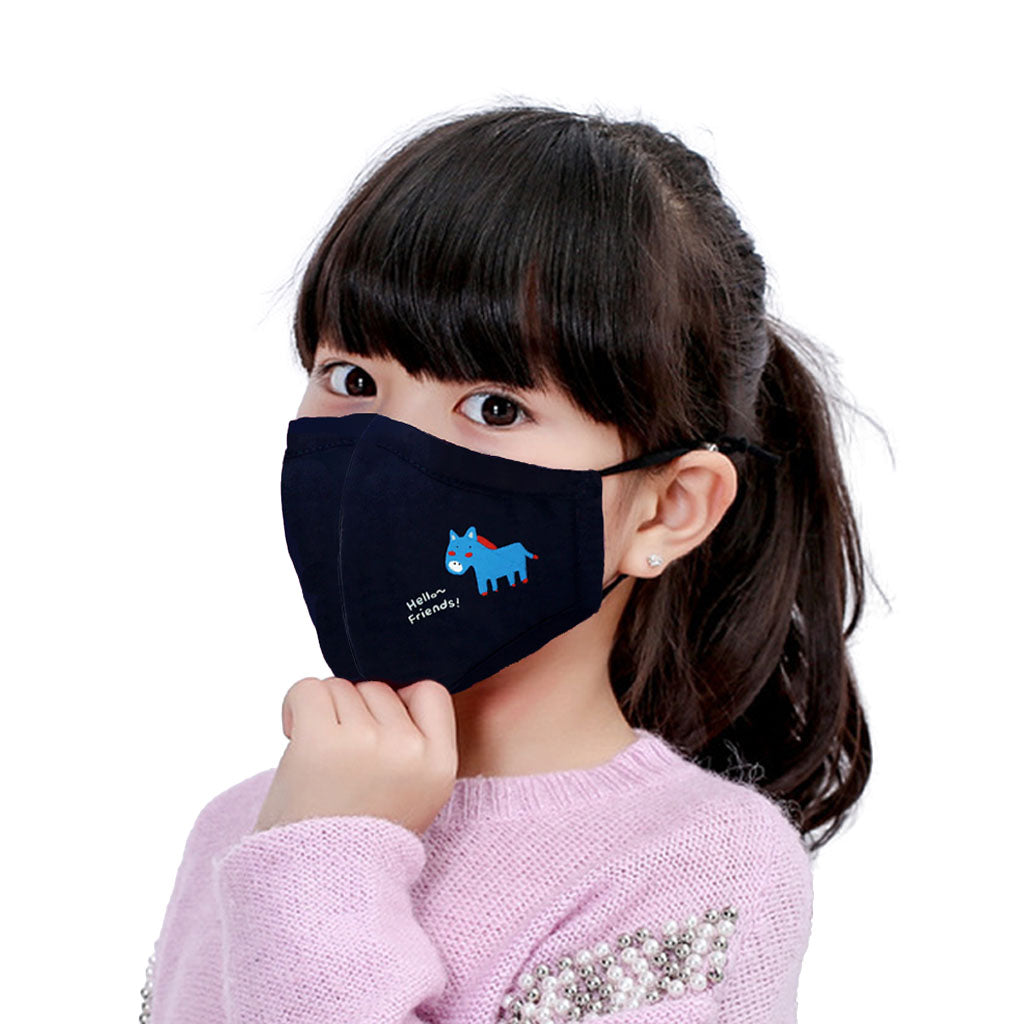 N95 KN95 Filter PM2.5 Childrens Face Mask Washable with Replaceable An -  Aldha